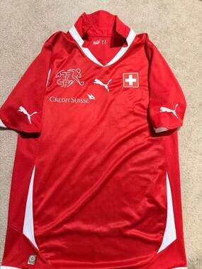 Puma 2010-2011 Switzerland National Team Home Soccer Jersey